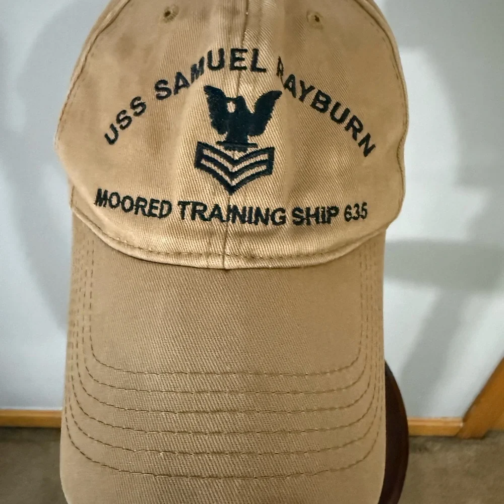 USS Samuel Rayburn MTS-635 Navy Veteran Moored Training Ship Rothco‎ Hat Cap